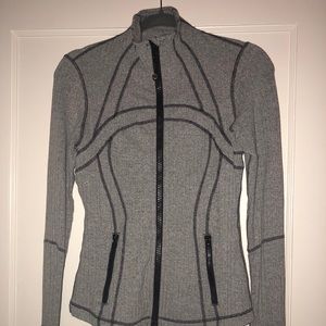 Lululemon define ghost gray herringbone jacket rare find